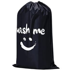 HOMEST XL Wash Me Travel Laundry Bag, Dirty Clothes Organizer